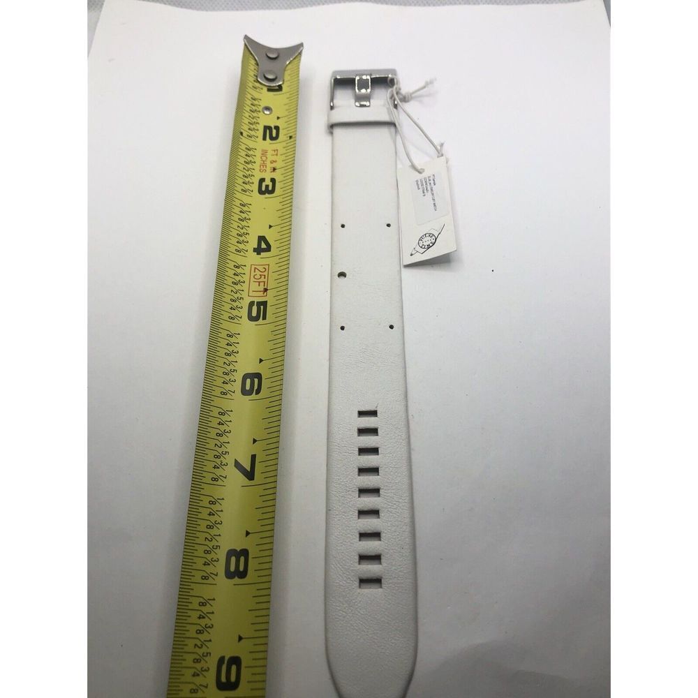 Diesel Watch Parts Full Band Use For parts Leather White DZWWCoo462 24mm PY193